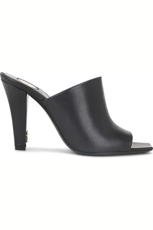 Saint Laurent Jill Mule Sandal in Black