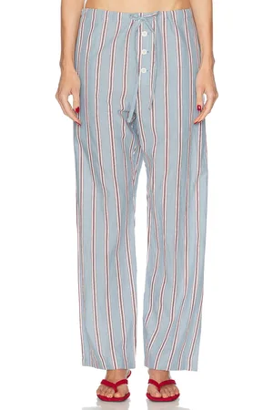 BODE Regatta Stripe Pajama Pant in Blue