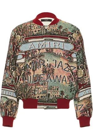 AMIRI Jazz Hideaway Bomber Jacket in Blue