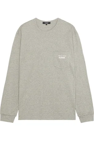 Comme des Garçons Garment Print Longsleeve Tee in Grey
