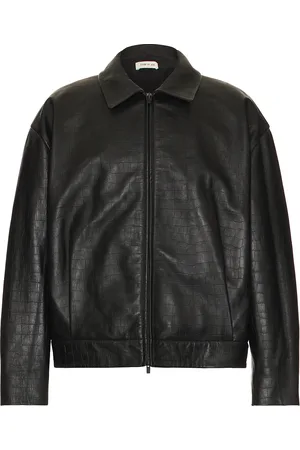 FEAR OF GOD Leather Cropped Jacket in
