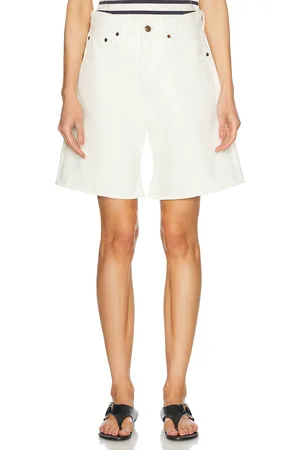 R13 Nina Short in White