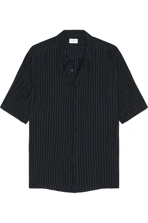 Saint Laurent Short Sleeve Shirt in Navy
