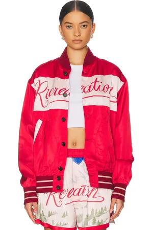 BODE Postcard Rally Jacket in Red