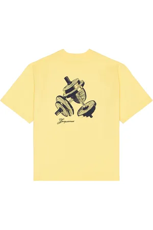 Jacquemus Le T-Shirt Halteres in Yellow