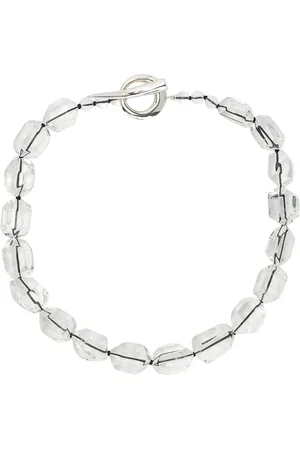 Sophie Buhai Ice Collar Necklace in Metallic Silver
