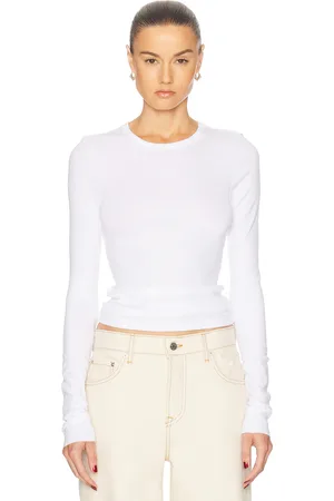 GRLFRND Crew Neck Extra Long Sleeve Tee in