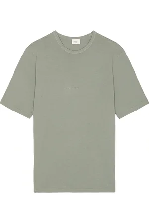 Saint Laurent Short Sleeve Tee in Sage