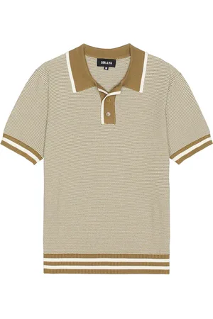 SER.O.YA Ethan Knit Polo in Green