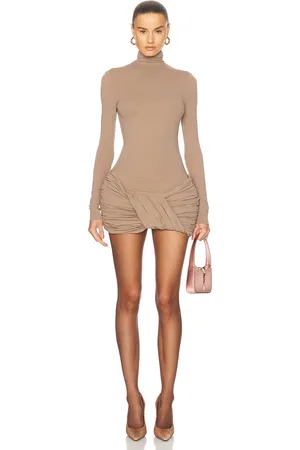 MAGDA BUTRYM Long Sleeve Mini Dress in