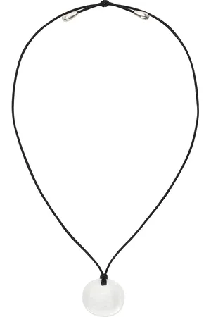 Sophie Buhai Small Full Moon Pendant Necklace in Black