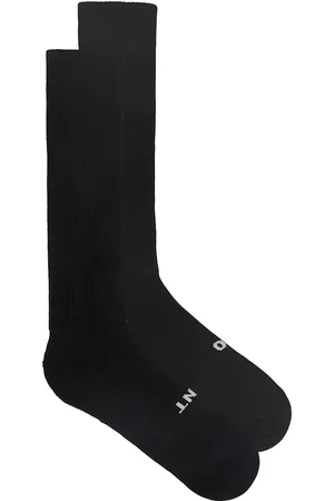 Rick Owens So Cunt Socks in Black