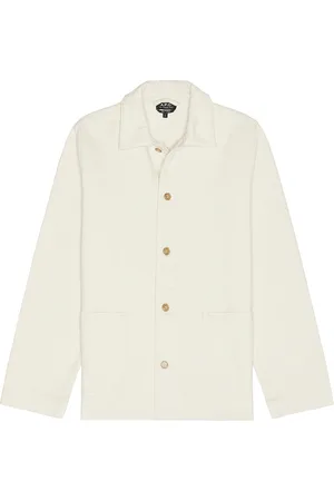 A.P.C. Veste Kerlouan Brodee in Cream