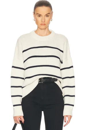 Jenni Kayne Chloe Crewneck Sweater in Ivory