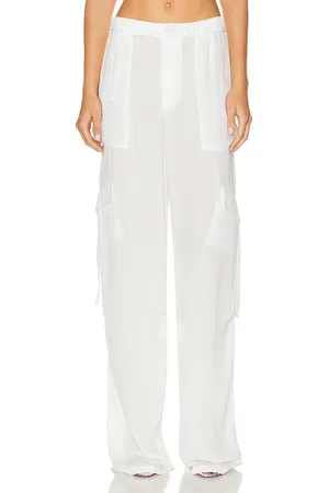 LAPOINTE Lightweight Georgette Utility Pocket Pant in