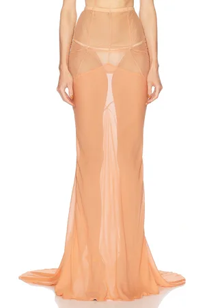 The Attico Long Skirt in