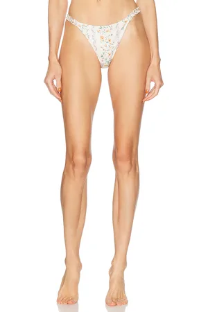 Agua by Agua Bendita Vera Bikini Bottom in Cream