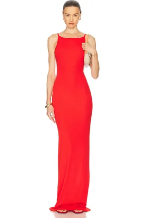 ÉTERNE Iris Maxi Dress in Red