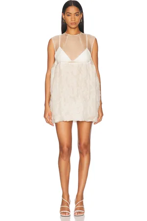 Khaite Blair Dress in Beige
