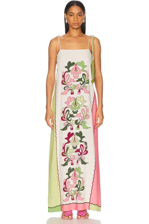 Adriana Degreas Inamorata Straps Long Dress in Cream