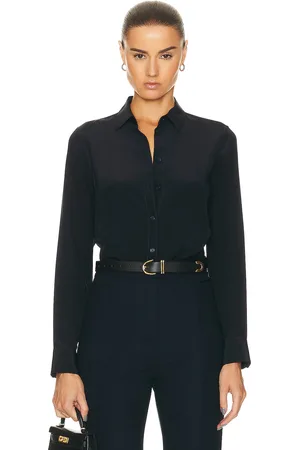 NILI LOTAN Gaia Slim Shirt in Black