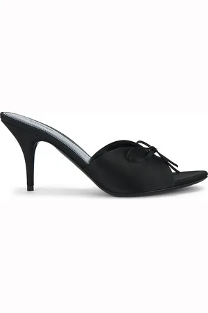 Balenciaga Knife Bow Sandal in Black