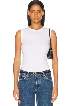ENZA COSTA Supima Cotton Sleeveless Tank Top in