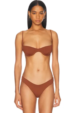 Haight Lana Bikini Top in Brown