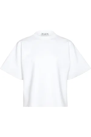 Alaïa Open Back Tee in White