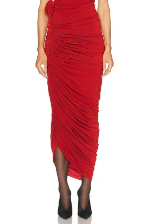 MAGDA BUTRYM Asymmetrical Midi Skirt in
