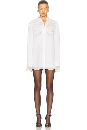 Jean Paul Gaultier Long Sleeve Shirt in White