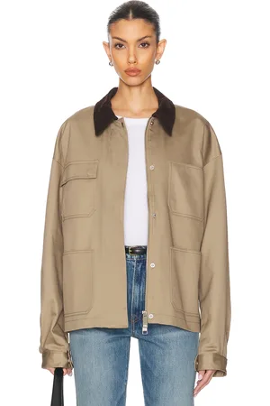 GRLFRND Chore Coat in Brown