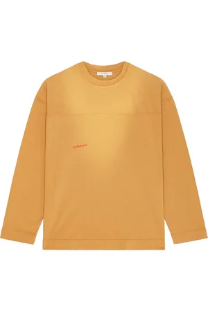 J.W.Anderson Garment Dye Long Sleeve Tee in Brown