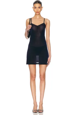 PRISCAVera V Neck Studded Cami Dress in