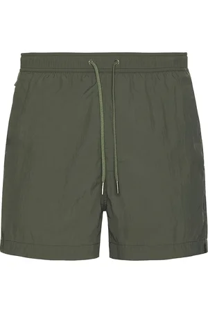 CDLP Parachute Nylon Swim Trunks in Sage