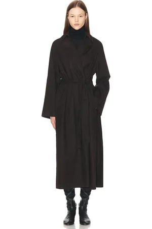 The Row Poseidone Coat in Chocolate