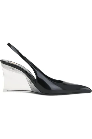 Saint Laurent Miller Wedge Pump in Black