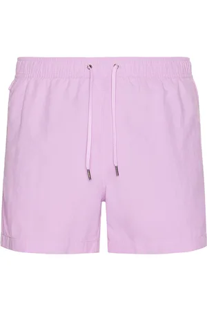 CDLP Dry Nylon Poplin Swim Trunks in Lavender