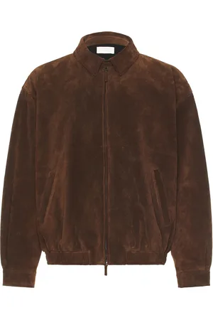 The Row Ronan Collared Jacket in Brown