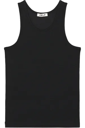CDLP Rib Tank Top in Black