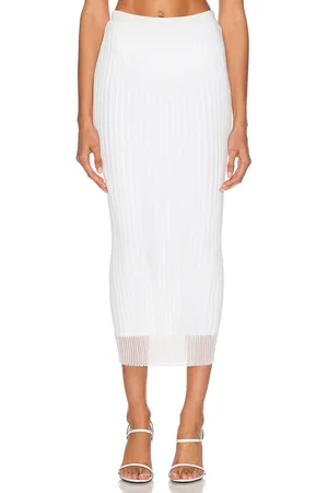 Sportmax Album Skirt in White