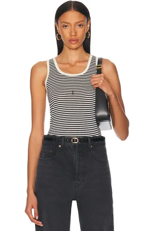 Saint Laurent Tank Top in Black