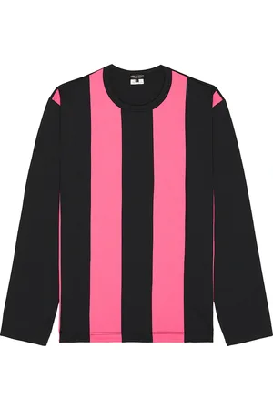 Comme des Garçons Single Jacquard Tee in Black