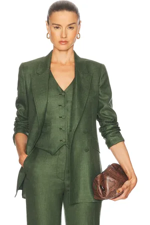 GABRIELA HEARST Angela Blazer in Dark Green