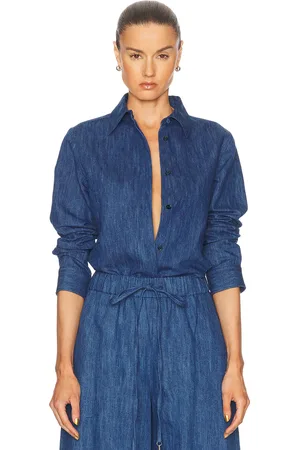 GABRIELA HEARST Judie Shirt in Blue