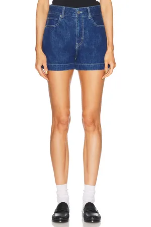 Frame Charm Short in Blue