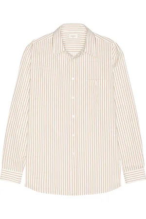 Saint Laurent Long Sleeve Shirt in Cream