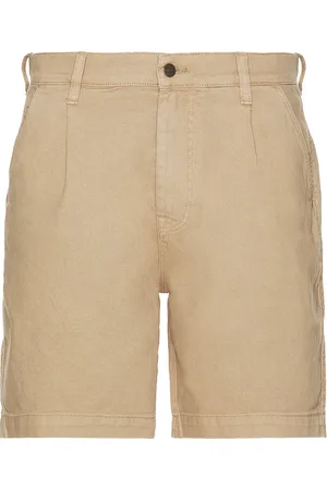 Corridor Heavy Twill Pleated Short in Brown