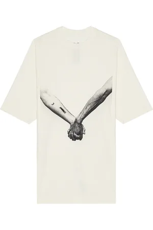Rick Owens Jumbo Tee in Ivory