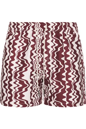 Oas Ruby Verve Swim Shorts in Burgundy
